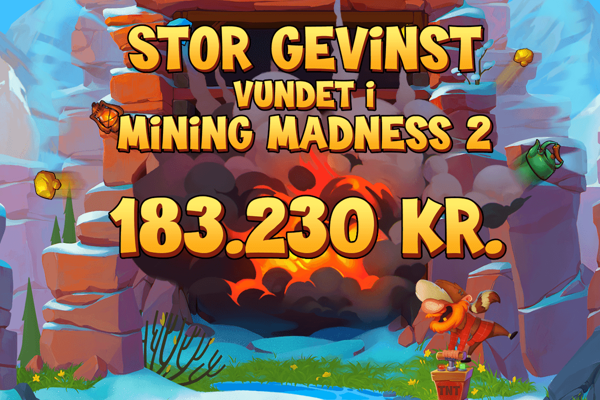 Gigantisk guldåre ramt i Mining Madness 2!