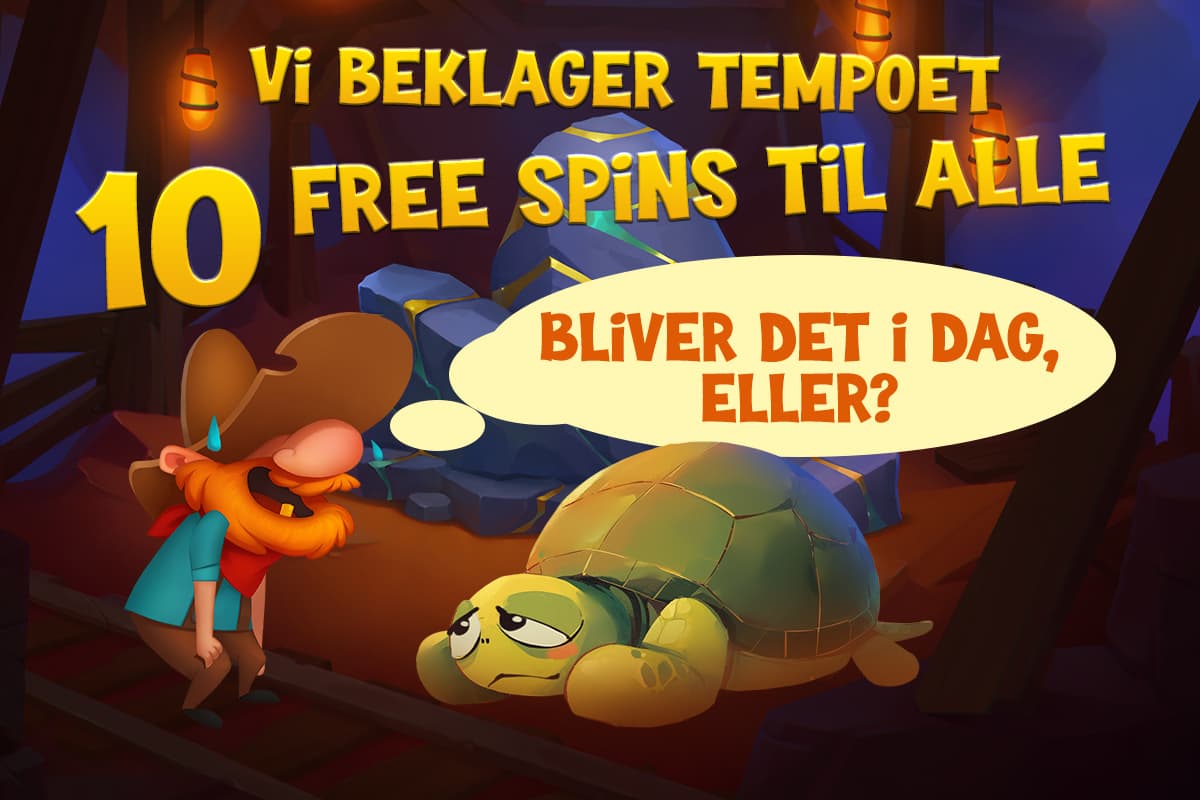 Vi beklager tempoet tidligere!