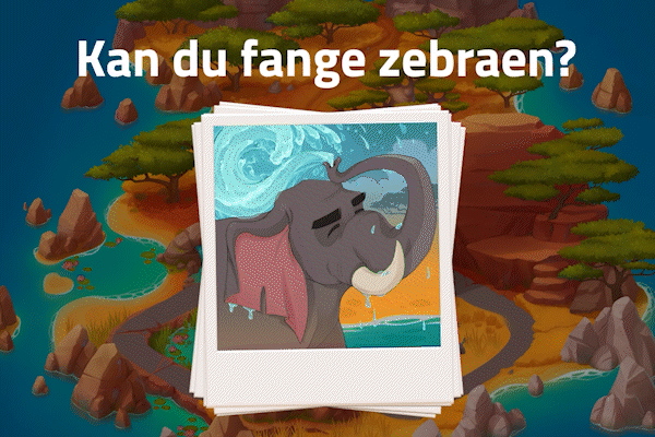 Fang zebraen og vind!