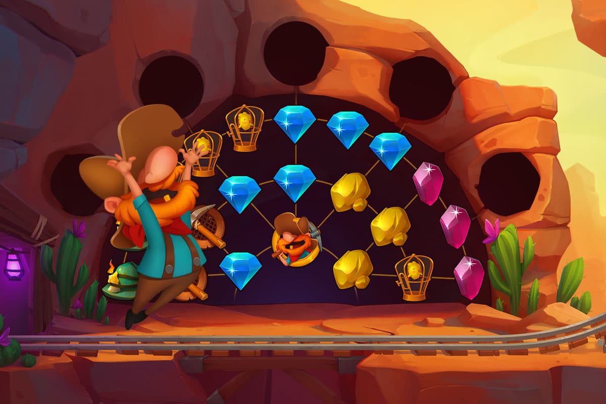 Åbn Mining Madness og vind 1.000 kr.