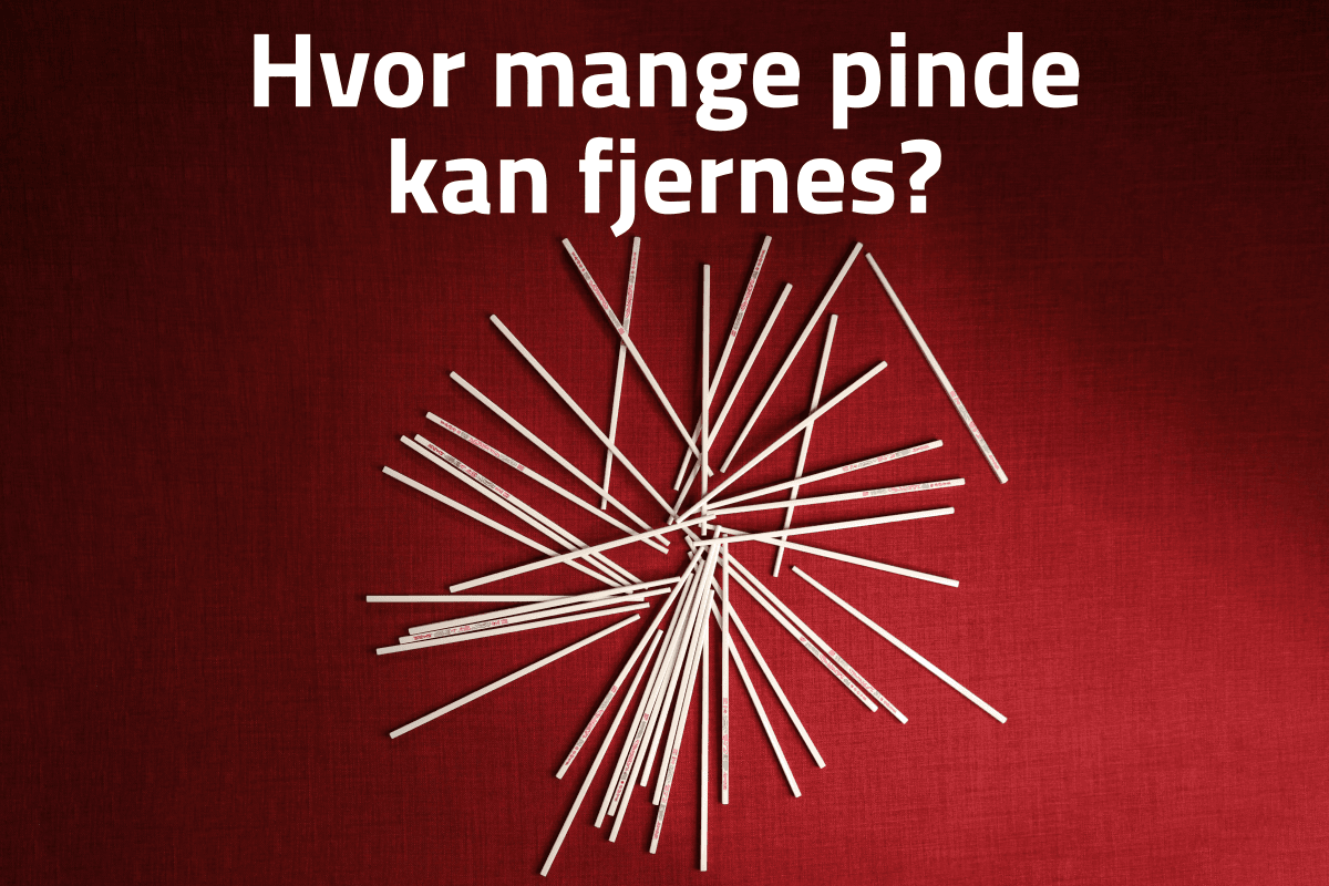 Hvor mange pinde kan fjernes?