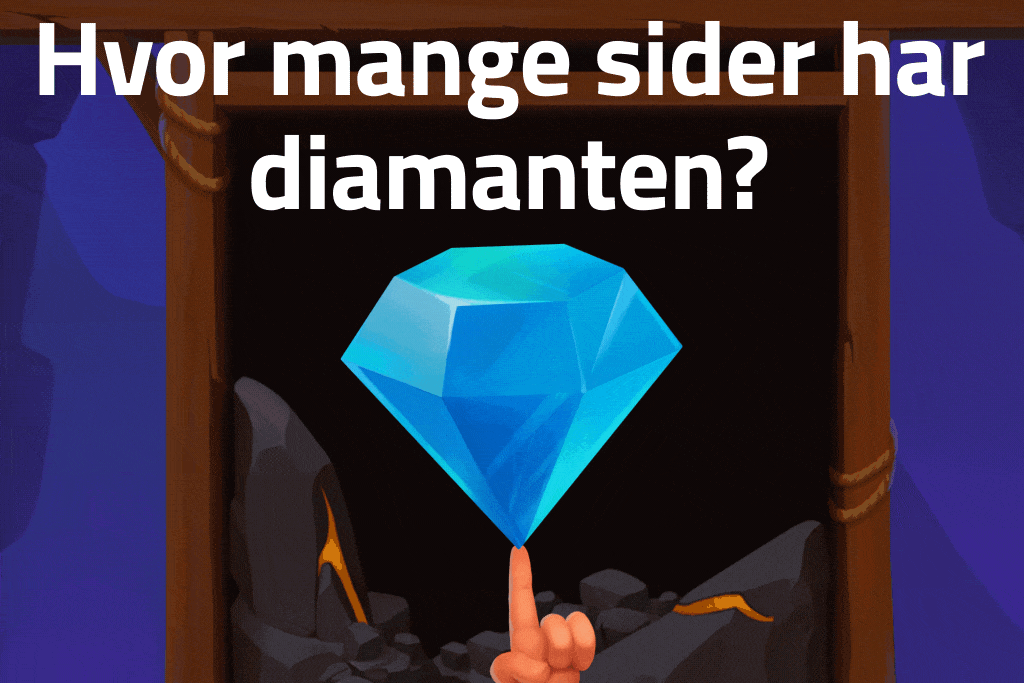 Vind 250 free spins! Hvor mange sider har diamanten?