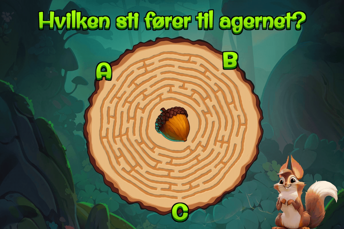 Hjælp et egern i nød og vind 2 x 300 free spins!