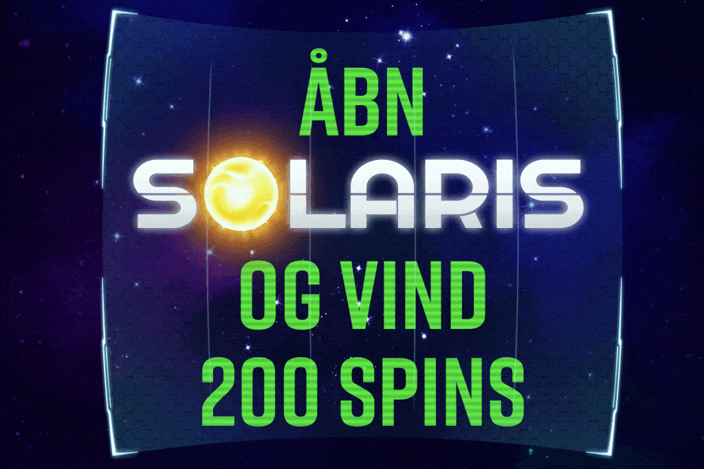 Vind 200 free spins i Solaris!