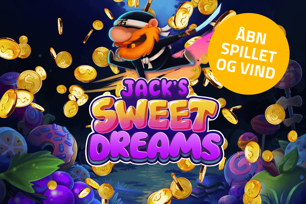 10.000 free spins til Jacks Sweet Dreams