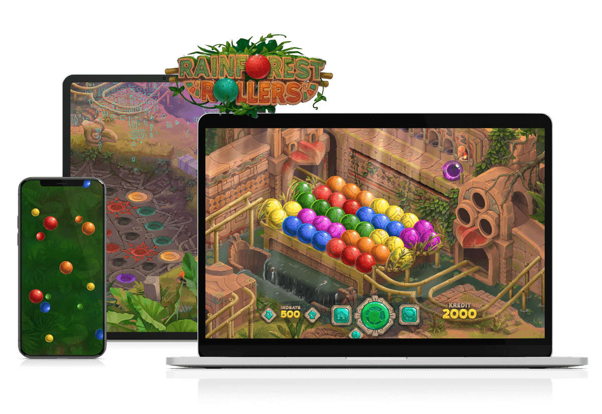 Nyt spil: Rainforest Rollers!
