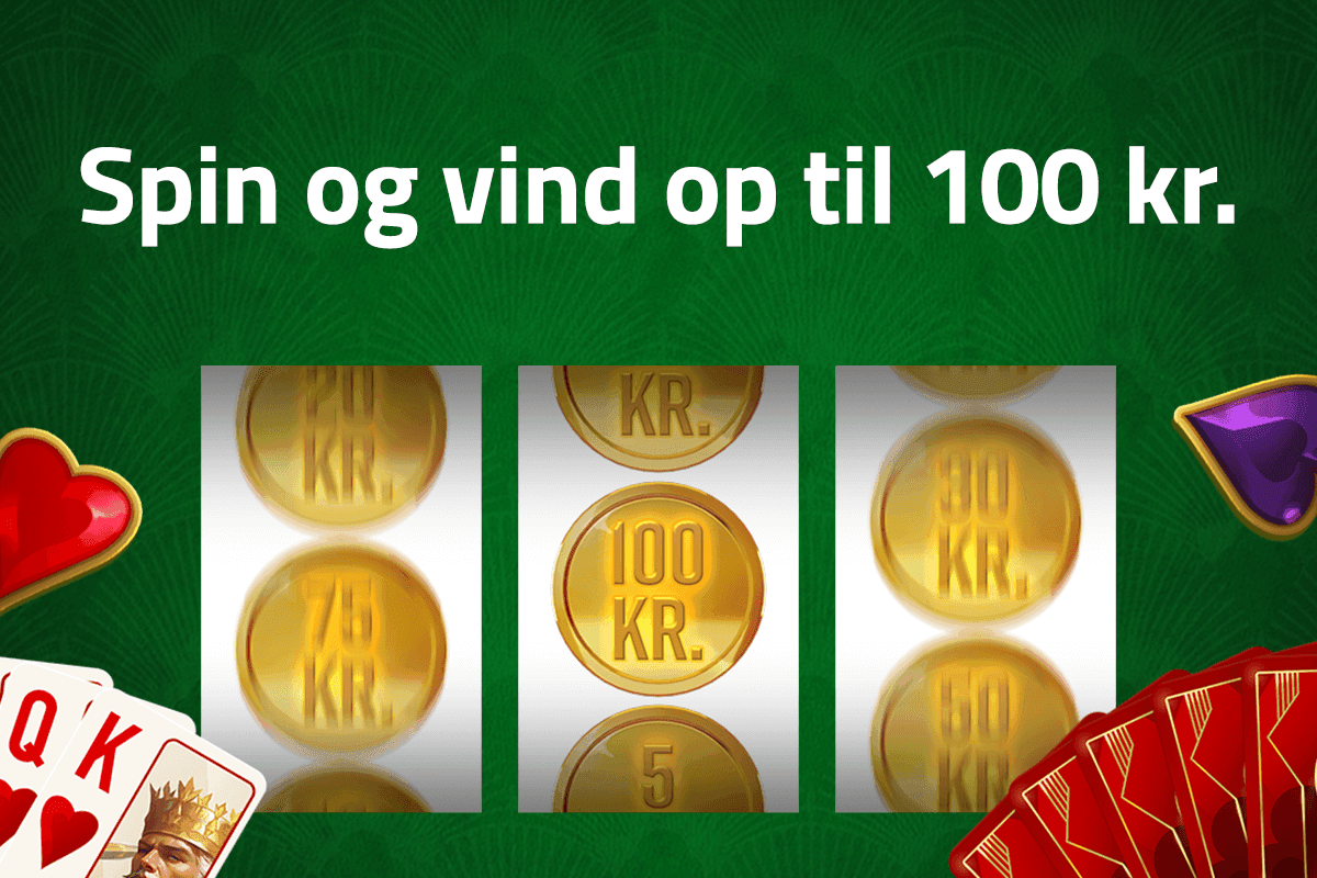 Spin og vind op til 100 kr.